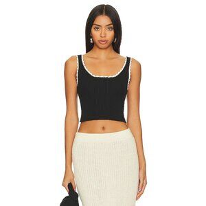 AYNI Puquy Top in Black & Ivory